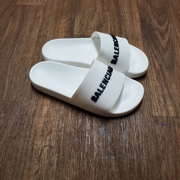 Balenciaga pool slides WHITE main image 3